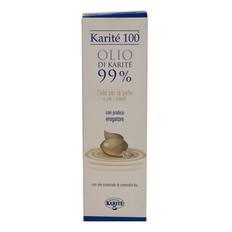 Olio di Karité Puro 100% 100 ml – Trattamento Nutriente per Viso Corpo e Capelli