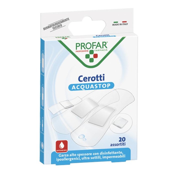 Profar Acquastop - Cerotti Assortiti 20 cerotti