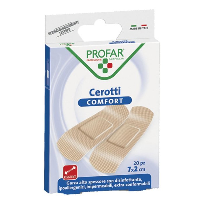 Profar Cerotti Comfort ipoallergenici 7 x 2cm 20 cerotti