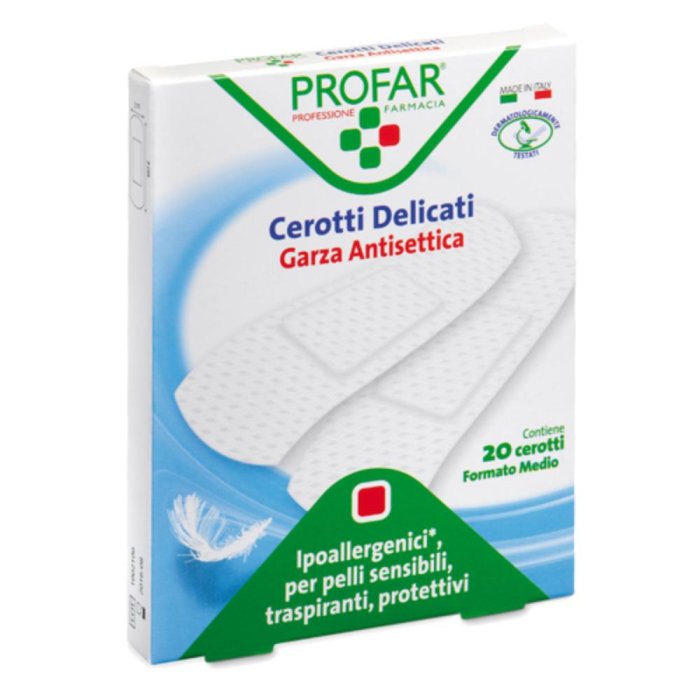 Profar Cerotti in Tessuto Non Tessuto Medi 7x2 cm Confezione da 20 Pezzi