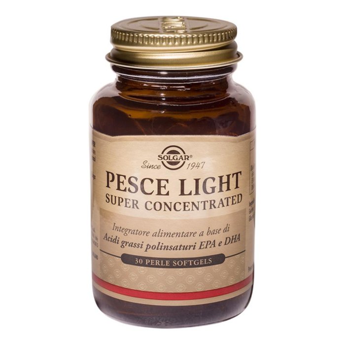 Solgar  Colesterolo Pesce Light Super Concentrated Integratore 30 Perle