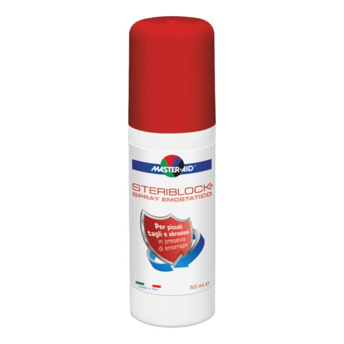 Master-Aid Steriblock Spray Emostatico per Piccoli Tagli e Abrasioni 50 ml