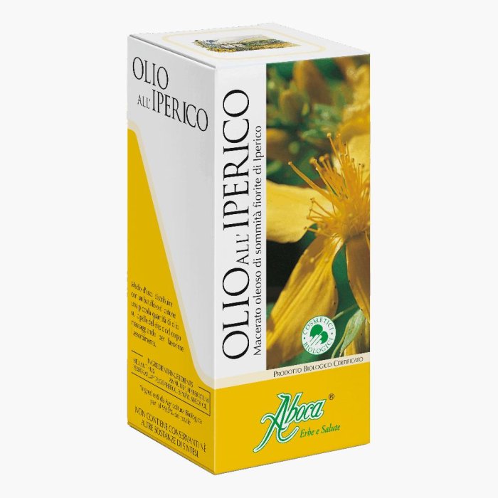 Aboca Olio All'iperico Cosmentico Biologico per Pelli Secche ed Arrossate 100 ml