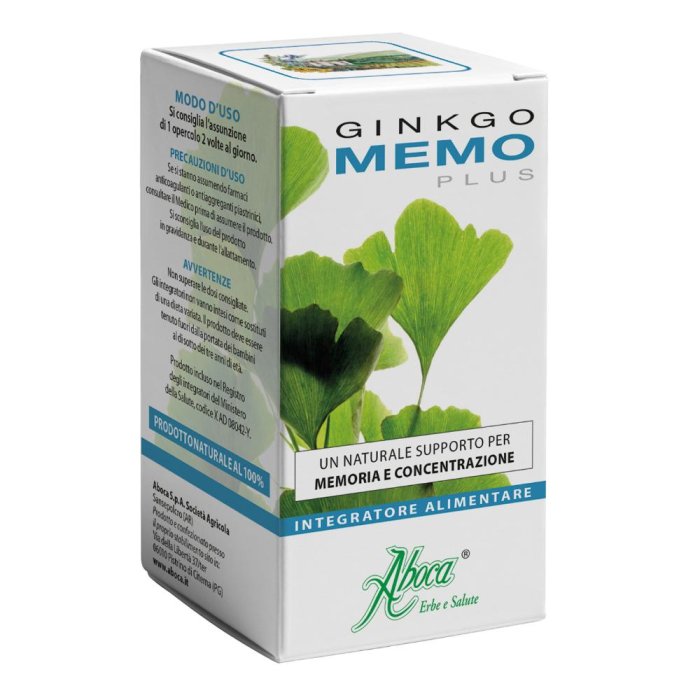 Aboca GinkgoMemo Plus Integratore Alimentare  50 Opercoli