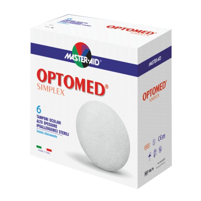 Pietrasanta Pharma Tampone Oculare Master-aid Optomed Simplex 6 Pezzi