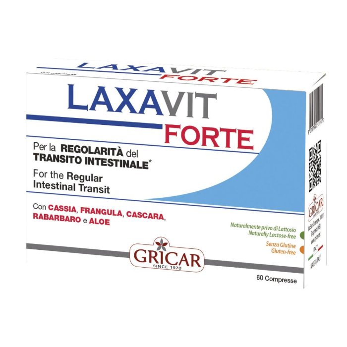 Laxavit Forte 60 compresse integratore lassativo naturale ad azione regolare