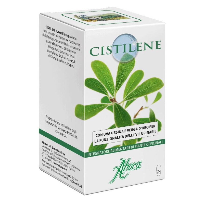 Aboca Cistilene Integratore Alimentare Benessere Vie Urinarie 50 Opercoli