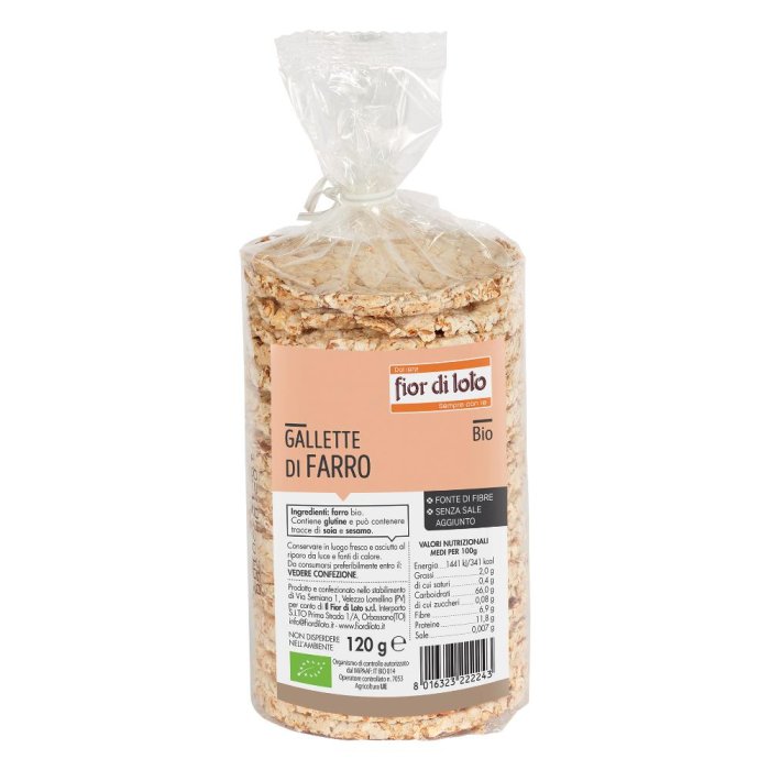 Fior Di Loto Gallette Di Farro 120g