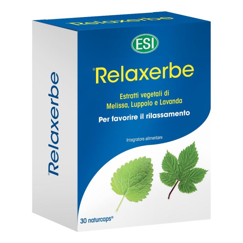 Esi  Sonno e Relax Relaxerbe Integratore Alimentare Analcolico 30 Capsule