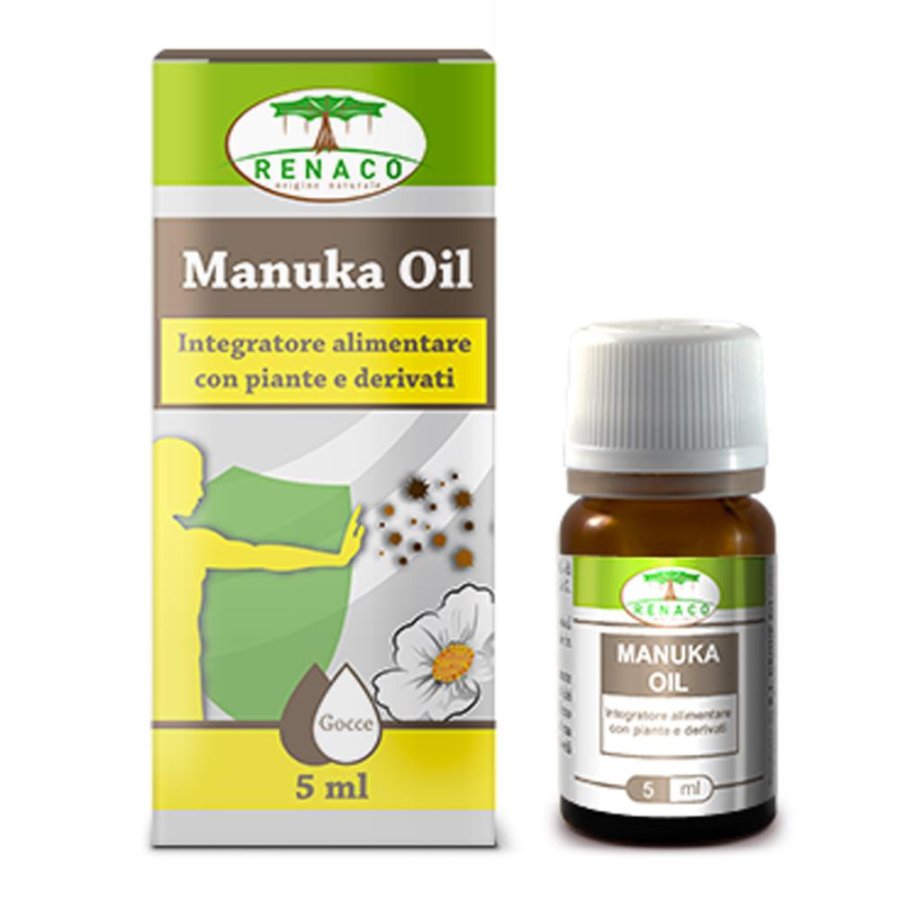 Manuka Oil 5 ml olio essenziale puro con azione antibatterica naturale Manuka Oil 5 ml olio essenziale puro con azione antibatterica naturale