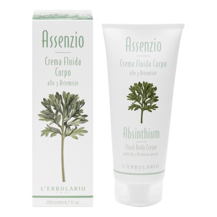 L'Erbolario Linea Assenzio Anti-Età Idratante Crema Fluida Corpo 200 ml