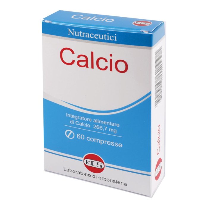 Kos Nutraceutici - Calcio Integratore Alimentare 60 Compresse