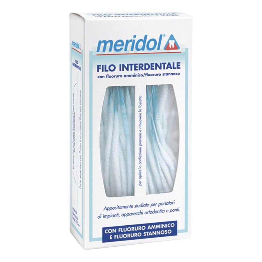meridol  Igiene Dentale Quotidiana Filo Interdentale Gengive Irritate