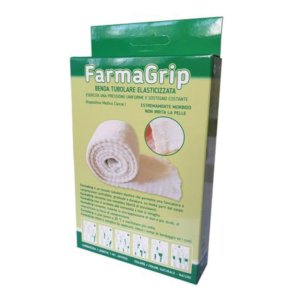 Farmagrip Benda Elastica Autoaderente 7,5 cm x 1 m per Fasciature e Contenzioni