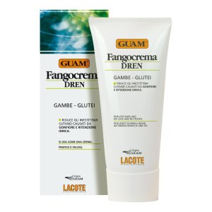 Guam Dren Fangocrema Gambe e Glutei Riduce Gonfiore Ritenzione, 200ml