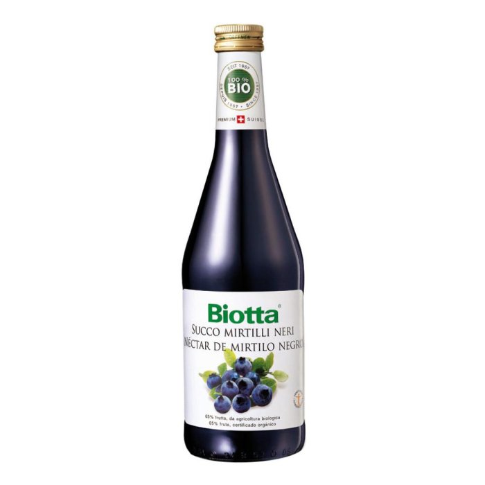 Biotta Succo di Mirtilli Neri Selvatici Bio 500 ml