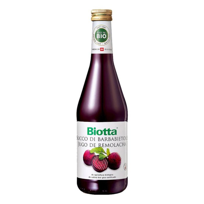 Biotta Succo di Barbabietola 500 ml succo biologico depurativo pressato a freddo