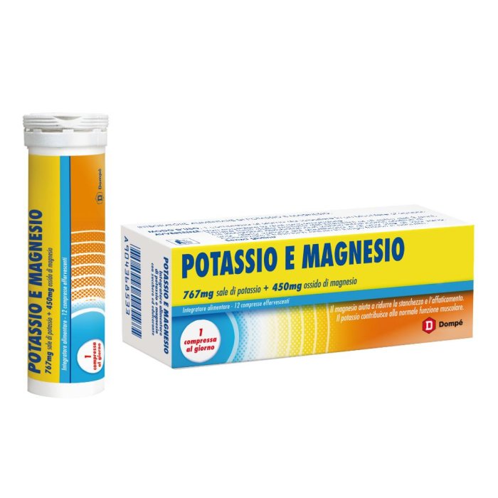 Bracco Sali Minerali Potassio e Magnesio Integratore Alimentare 12 Compresse