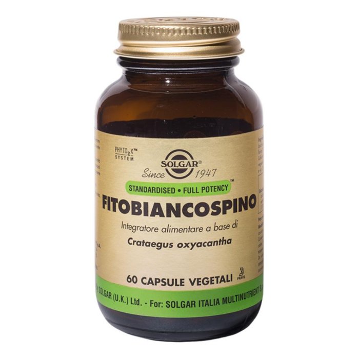 Solgar It. Multinutrient Fitobiancospino 60 Capsule Vegetali