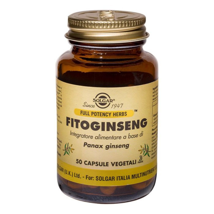 Solgar It. Multinutrient Fitoginseng 50 Capsule Vegetali