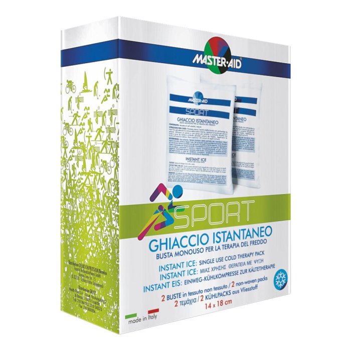 Ghiaccio Istantaneo Master-aid Sport Per Terapia Del Freddo 2 Pezzi