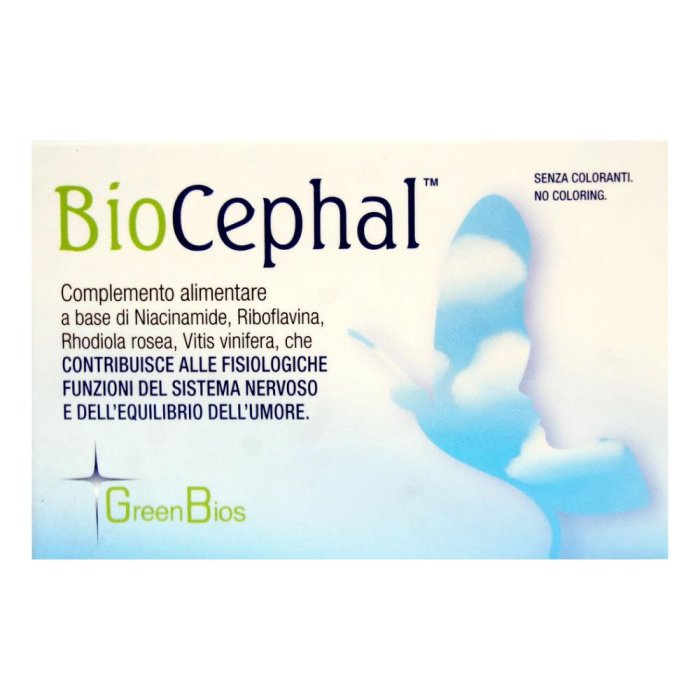 Biocephal 30 capsule integratore per cefalea, nevralgie e tono dell’umore