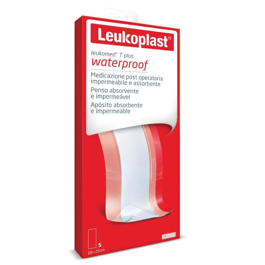 Leukomed T Plus Medicazione Post-operatoria Trasparente Impermeabile 10x25 Cm Leukomed T Plus Medicazione Post-operatoria Trasparente Impermeabile 10x25 Cm