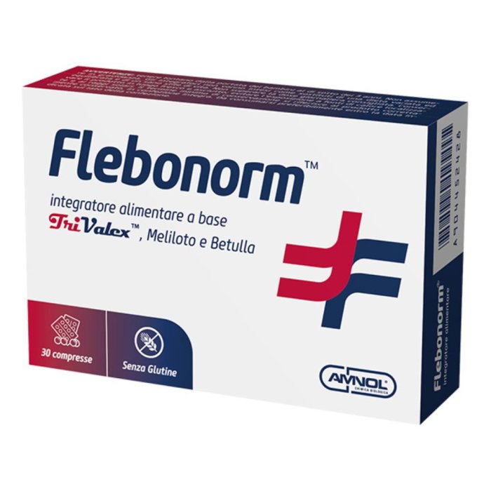 Amnol Flebonorm Integratore Alimentare Microcircolo 30 Compresse