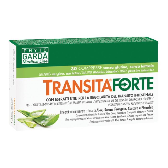 Phytogarda Rimedi Naturali Transita Forte Benssere Intestinale 30 Compresse