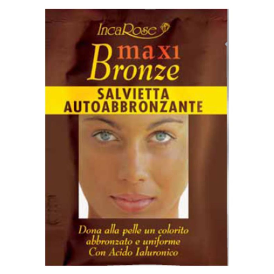Incarose Maxi Bronze 1 Salvietta Viso Monouso Autoabbronzante Incarose Maxi Bronze 1 Salvietta Viso Monouso Autoabbronzante