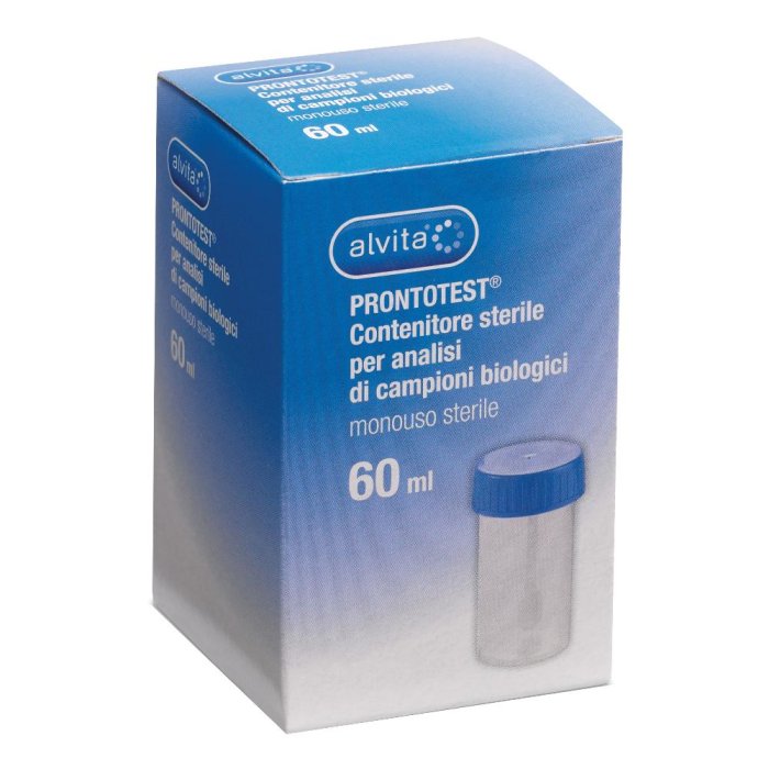 Alvita Prontotest contenitore sterile per feci 60ml 