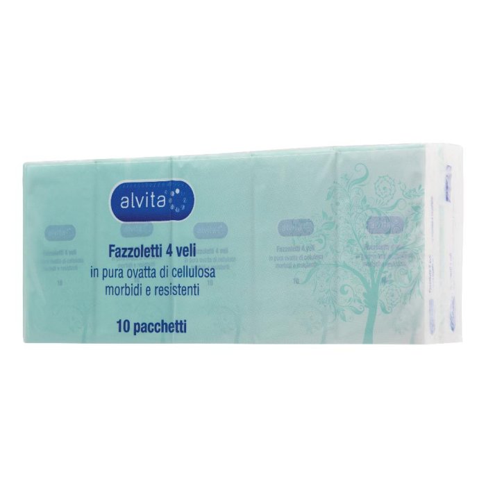 Alvita Fazzoletti di Carta 10 Pacchetti