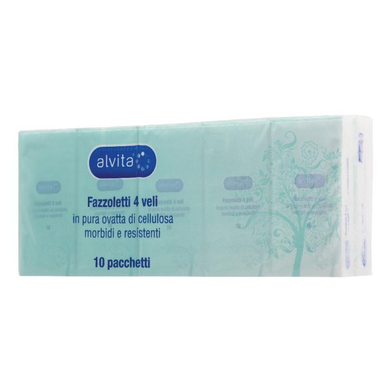 Alvita Fazzoletti di Carta 10 Pacchetti