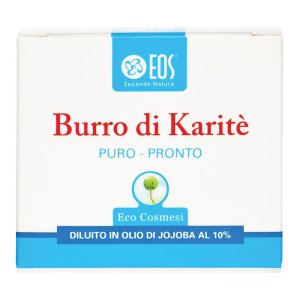 EOS Burro Di Karite' Puro Pronto Per Viso Labbra Corpo Piedi Pelle Secca 100 ml