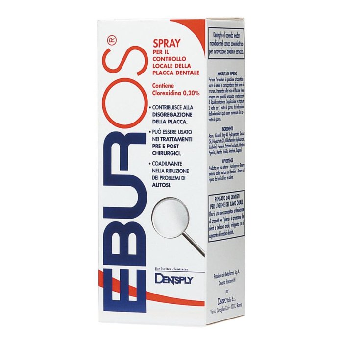 Dentsply Italia Eburos Spray Collutorio Alla Clorexidina 0,20% 30 Ml