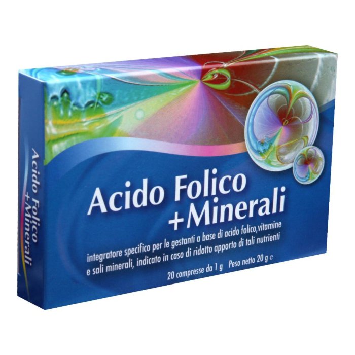 ACIDO FOLICO+ MINER 20CPR AURORA