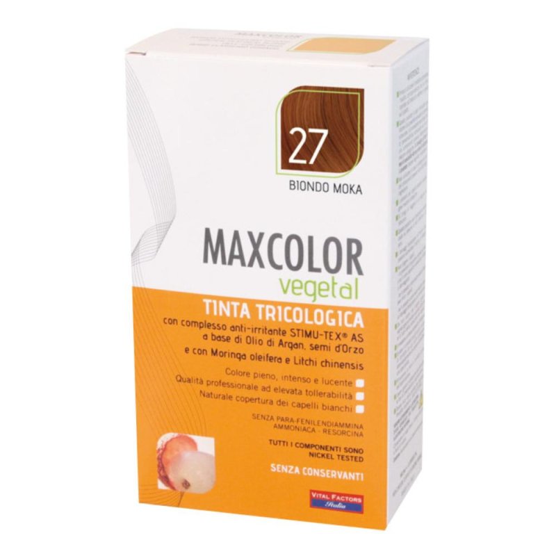 Vital Factors MaxColor Vegetal Tinta Tricologica 27 Biondo Moka