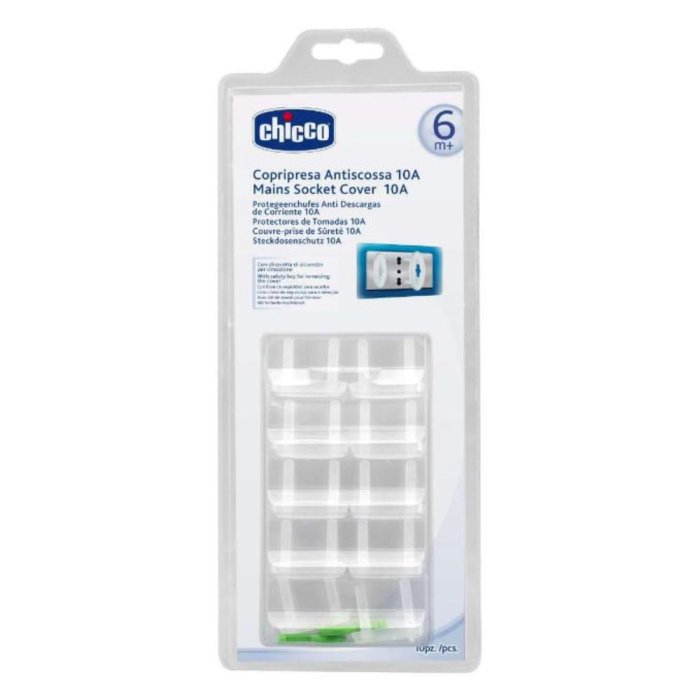 Chicco Copripresa Antiscossa 10 Pezzi