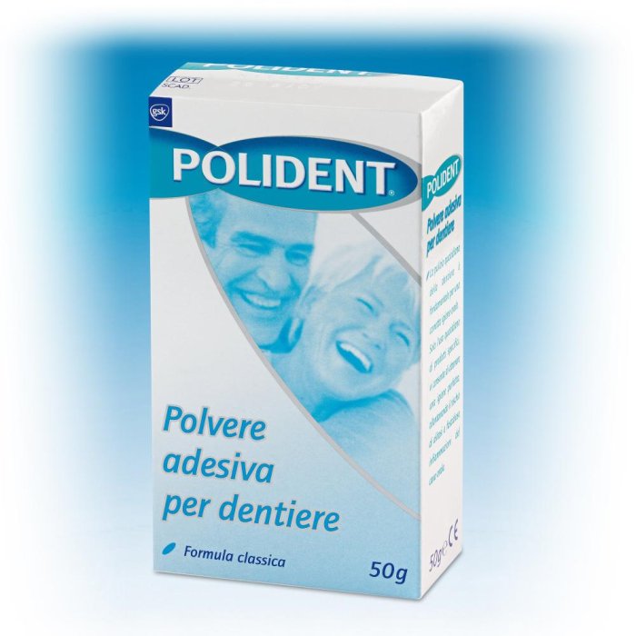 Glaxosmithkline C.health. Polident Polvere Adesivo Per Protesi Dentaria 50 G