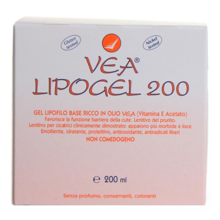 Vea Lipogel Idratante Protettivo per Pelle Secca e Screpolata 200 ml