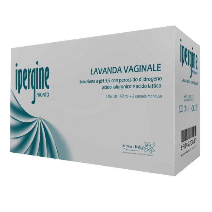 Stewart Italia Ipergine Pronto Lavanda Vaginale 5 Flaconi 140 Ml