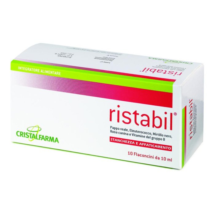 Cristalfarma Ristabil Integratore Alimentare 10 Flaconcini