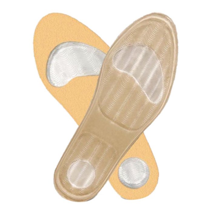 Soletta Orione OKPED in gel taglia S plantare anatomico per assorbimento urti e supporto del piede