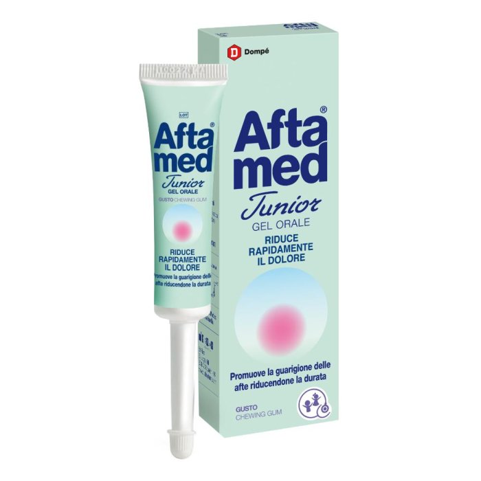 Aftamed Junior Gel Orale - Sollievo Rapido per Afte e Stomatiti nei Bambini - 15ml
