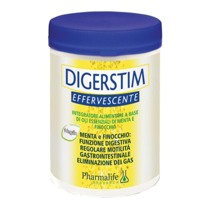 Digerstim effervescente 100 g - integratore effervescente per favorire la digestione