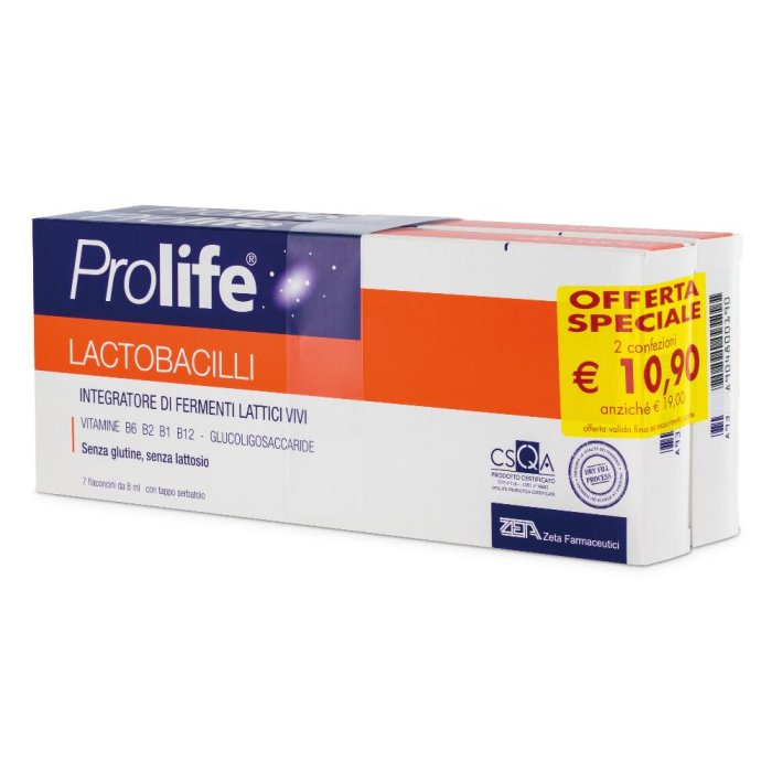Prolife Lactobacilli Integratore di Fermenti Lattici Vivi 14 Flaconcini x 8ml