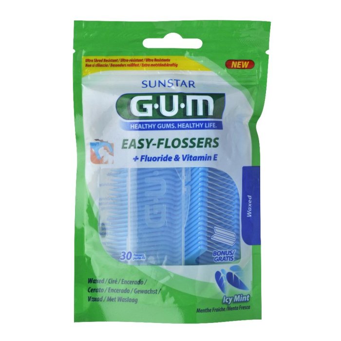 GUM EASY FLOSSERS FORCEL 30PZ