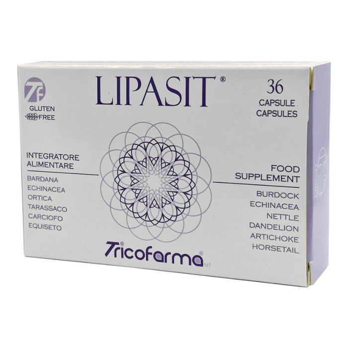 Tricofarma Lipasit Dermopur 36 Capsule 500 Mg