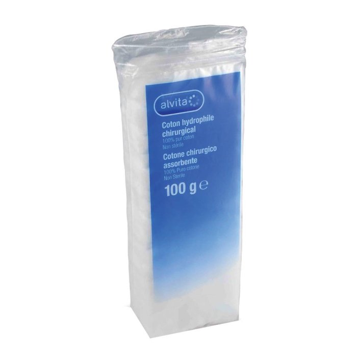 Alvita cotone chirurgico assorbente 100g