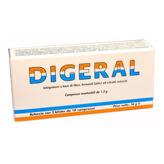 Leader Natural Pharma Digeral Integratore Alimentare 20 Compresse